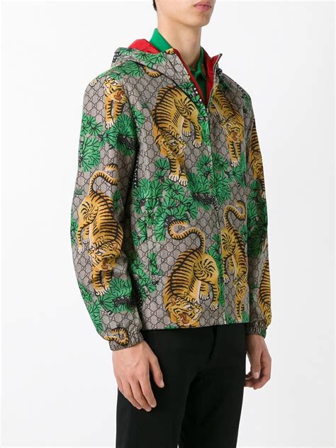 gucci bengal vest nep|Gucci hooded jacket.